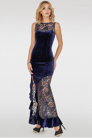 Платье «Амидала» синего цвета