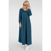 "Kalkhida" dress in dark aqua color