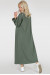 Сукня «Калхида» кольору хакі