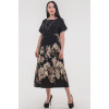 Black Cattleya dress