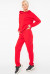 Спортивный костюм «Джайв» красного цвета