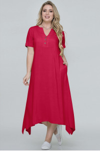 Платье «Магда» красного цвета