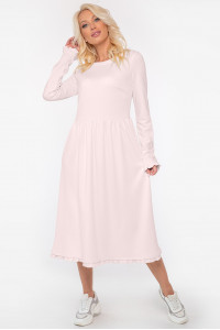 Платье «Миретта» бледно-розового цвета