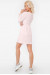 Платье «Миретта-мини» бледно-розового цвета