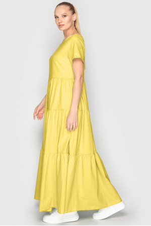 Платье «Баркли» желтого цвета