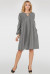 Платье «Миртал» серебристо-серого цвета