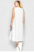 Платье «Ферн» бело-серого цвета