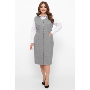 Сарафан «Роми» серого цвета