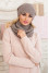 Jacqueline set, dark coffee color