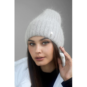 Шапка «Витория» светло-серого цвета