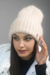 Шапка «Віторія» кремового кольору