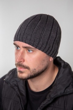 Шапка "Варг" цвета графит.