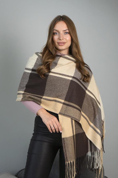 Палантин «Лацио» коричневого цвета