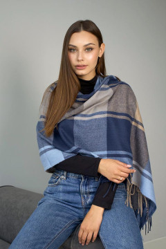 Палантин «Лацио» синего цвета