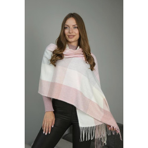 Палантин «Латина» пудрового цвета