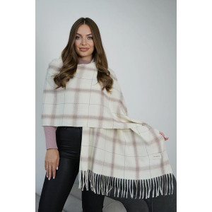 Палантин «Альба» молочного кольору