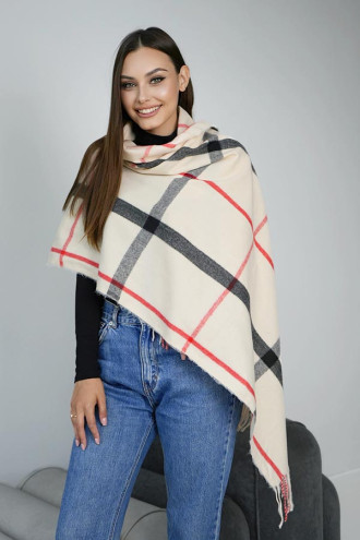 Палантин «Родиз» бежевого цвета