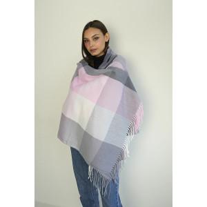 Палантин «Цветные квадраты» три цвета