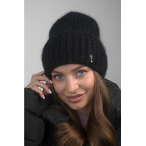 Шапка "Витория" черного цвета