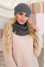 Jacqueline set in dark gray