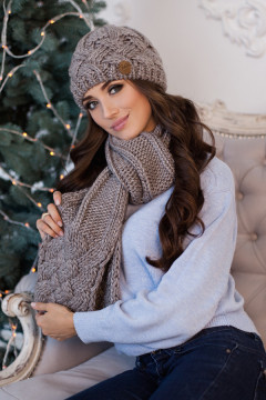 Dark coffee color Duran set