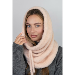 Шапка-труба «Діас» кремового кольору