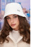 Warm panama hat "Ayva" in white