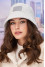 Warm panama hat "Andrea" in iceberg color