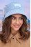 Warm panama hat "Andrea" in blue