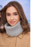 Scarf-cuff "Sienna" light gray