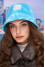 Warm panama hat "Ginny" in blue