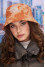 Warm panama hat "Ginny" in orange