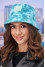 Warm panama hat "Ginny" menthol color