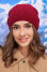 "Zoe" burgundy hat