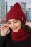 "Ilona" burgundy set