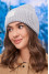 Light gray "Smile" hat