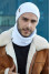 Set "Horse" (hat, scarf-snood) white