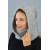 Cap with collar "Leia" light gray