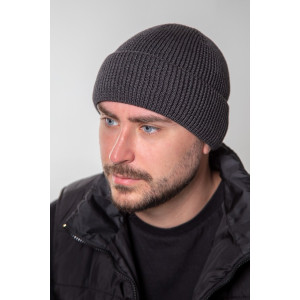 Чоловіча шапка-балаклава «Трой» графітового кольору