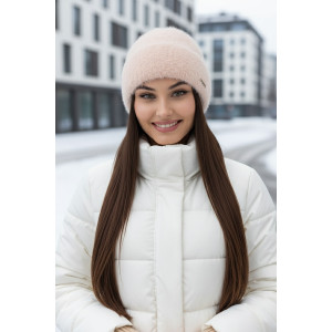 Шапка «Елія» кремового кольору