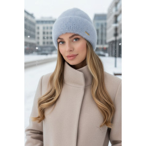 Шапка «Елія» сірого кольору