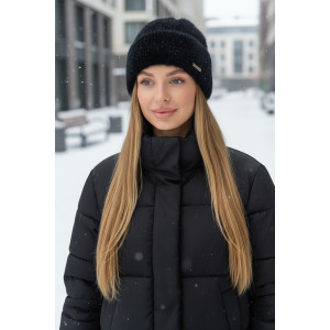 Шапка «Елія» чорного кольору