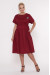 Платье «Мелисса» бордового цвета