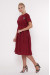 Сукня «Мелісса» бордового кольору