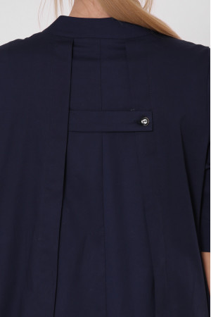 Блуза «Уля» темно-синього кольору