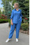 "Martin" suit in cornflower color