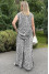 White "Grace" suit with stone print