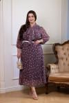 Dress "Clara" with polka dot print
