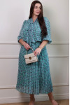 Mint-colored dress "Clara"