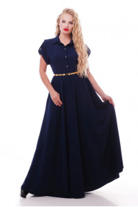 Сукня «Альона» темно-синього кольору